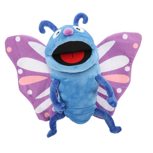 Gatuida Plüsch Schmetterling Handpuppe aus Weichem Baumwollmaterial Interaktives Tier Handspielzeug für Storytelling für Kindergarten und Geburtstagsgeschenk Gatuida Plüsch Schmetterling Handpuppe aus Weichem Baumwollmaterial Interaktives Tier Handspielzeug für Storytelling für Kindergarten und Geburtstagsgeschenk von Gatuida