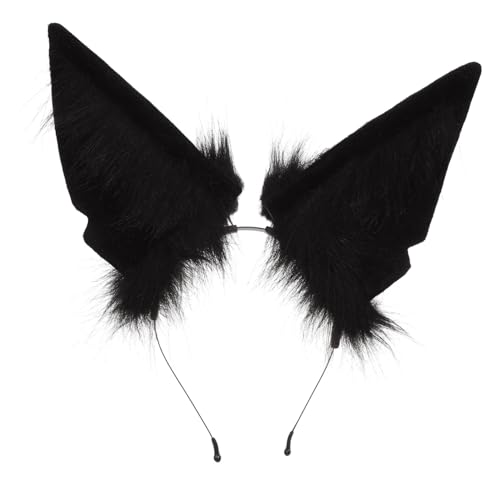 Gatuida Plüsch Wolfsohren Haarreif Flauschiges Tierohren Stirnband Party Zubehör Komfortabel für Cosplay Halloween Gatuida Plüsch Wolfsohren Haarreif Flauschiges Tierohren Stirnband Party Zubehör Komfortabel für Cosplay Halloween von Gatuida