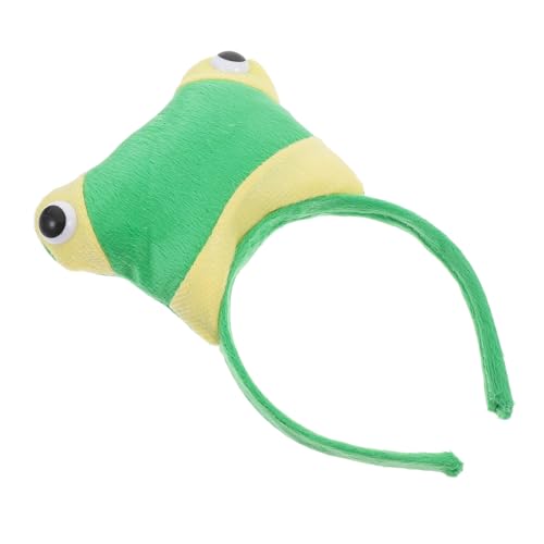 Gatuida Plüsch-frosch-stirnband, Plüsch-tier-haarband, Haarschmuck, Haarband, Cosplay-stirnband Gatuida Plüsch-frosch-stirnband, Plüsch-tier-haarband, Haarschmuck, Haarband, Cosplay-stirnband von Gatuida