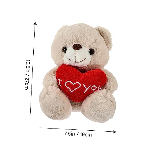 Gatuida Plüschbär mit Herz Kuscheltier Beige Weicher zum Valentinstag Liebesgeschenk für Freundin und Freund Flauschiger Stofftier Bär als Wohnraumdekoration Geschenkidee für Erwachsene Gatuida Plüschbär mit Herz Kuscheltier Beige Weicher zum Valentinstag Liebesgeschenk für Freundin und Freund Flauschiger Stofftier Bär als Wohnraumdekoration Geschenkidee für Erwachsene von Gatuida