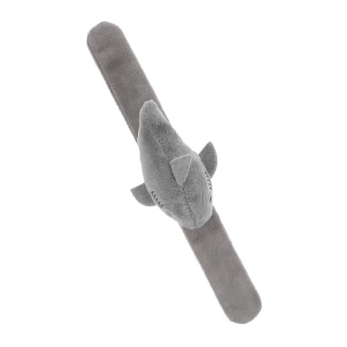 Gatuida Plüschring Gastgeschenke für Kindergeburtstage Slap-Bands Party-Slap-Armbänder Halloween Halloween assecoires Tier-Slap-Band Bänder mit Tiermuster PP Baumwolle Grey von Gatuida