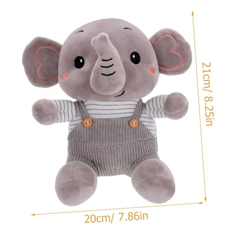Gatuida Plüschspielzeug Elefant Kuscheltier Weiches Beruhigendes Stofftier für Junge Mädchen und Kleinkinder Hautfreundlich Hautsympathisch Gatuida Plüschspielzeug Elefant Kuscheltier Weiches Beruhigendes Stofftier für Junge Mädchen und Kleinkinder Hautfreundlich Hautsympathisch von Gatuida