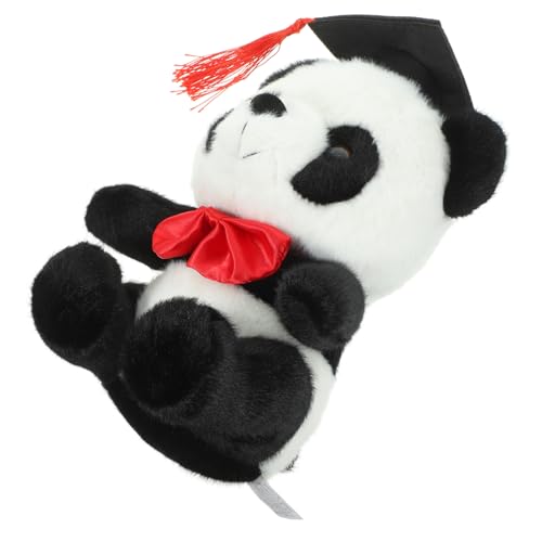 Gatuida Plüschtier Abschlussgeschenk Kuscheltiere Abschluss Gefüllt Niedlicher Panda Cartoon Abschluss Panda Gefülltes Abschluss Panda Plüsch Panda Gefüllter Panda Rot Pp von Gatuida