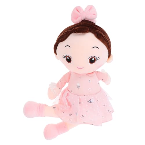 Gatuida Plüschtier Cartoon-mädchenpuppe Puppen Für Mädchen Ab 1 Jahr Mädchen Kleine Figuren Kindermädchenpuppe Mädchen Plüschpuppen Cartoon-mädchen- Mädchen Stoff Rosa von Gatuida