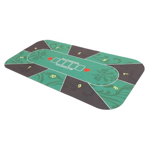 Gatuida Pokermatte aus Hochwertigem Gummi rutschfeste Tischauflage mit Klassischem Druckmuster Schalldämmend und Langlebig Passend für Spieltische für Familien Spielabende Gatuida Pokermatte aus Hochwertigem Gummi rutschfeste Tischauflage mit Klassischem Druckmuster Schalldämmend und Langlebig Passend für Spieltische für Familien Spielabende von Gatuida