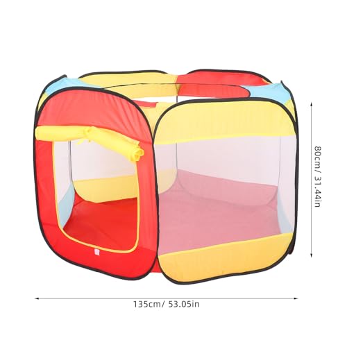 Gatuida Pop-Up-Zelt für Kinder – Spielzelt für Kleinkinder für drinnen und draußen – Faltbares Kinderspielhaus für Spiele und Partys – Tragbares Bällebad-Laufgitter für Jungen und Mädchen von Gatuida