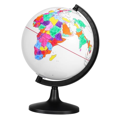 Gatuida Praktisches DIY Blank Globe Modell Durchmesser Unbemalter Wiederbeschreibbarer zum Ausmalen und Lernen Dekoratives Desktop Lehrmittel für Geographie und Kreativprojekte Gatuida Praktisches DIY Blank Globe Modell Durchmesser Unbemalter Wiederbeschreibbarer zum Ausmalen und Lernen Dekoratives Desktop Lehrmittel für Geographie und Kreativprojekte von Gatuida