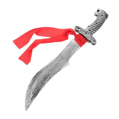 Gatuida Pretend Play Toy Sword Kunststoff Piratenschwert Cosplay Mittelalterliches Rollenspiel Halloween Party Zubehör Kostüm Accessoire von Gatuida