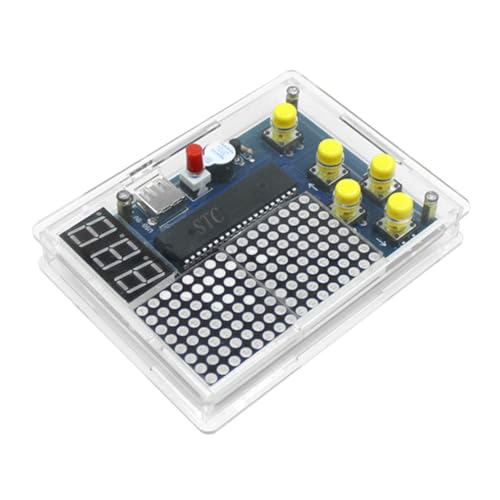 Gatuida Professionelles DIY Game Console Kit Blau Löten Elektronische Bausatzteile Handheld Lernspiel für Anfänger Üben von Lötfähigkeiten von Gatuida