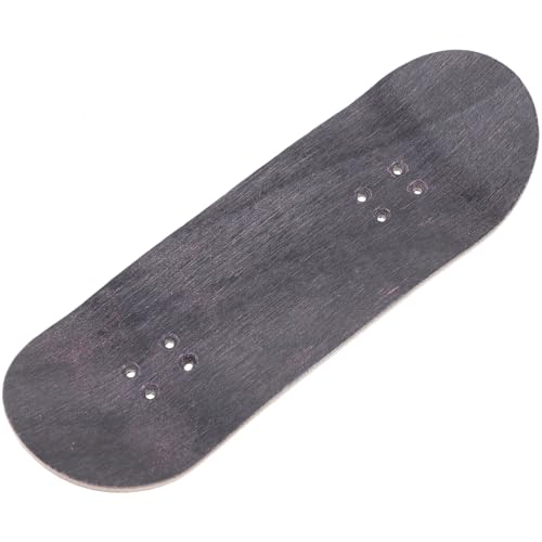 Gatuida Professionelles Finger Skateboard aus Mehrlagigem Eschenholz Doppelseitig Gefärbte Rutsch Oberfläche Tragbares Mini Skateboard für Stressabbauende Fingerübungen und Spielspaß von Gatuida