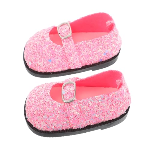 Gatuida Puppe Schuhe mit Glitzer Puppenschuhe für Puppen Elegante Schuh Accessoires für Puppenkostüme Passform Funkelndes Design für Puppenmode Gatuida Puppe Schuhe mit Glitzer Puppenschuhe für Puppen Elegante Schuh Accessoires für Puppenkostüme Passform Funkelndes Design für Puppenmode von Gatuida