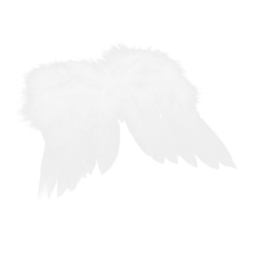 Gatuida Puppen-Foto-Requisiten Angel engelsflüGel игрушки dekoringe Toys Wings Toy Dolls kucheltier spilzeug Flügel realistisch Zubehör Mini-Wing-Modelle Feder Weiß von Gatuida