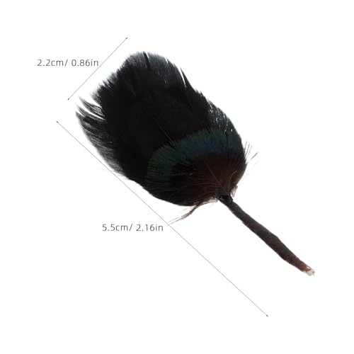 Gatuida Puppenhaus-Fächer: Miniatur-Puppenhaus-Dekoration, Federfächer, kleines Möbelzubehör für Ob11-Puppen, komplette Miniatur-Dekorationskomponenten von Gatuida