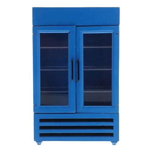 Gatuida Puppenhaus-Kühlschrankmodell: Simulation Miniatur-Holz-Kühlschrank mit Gefrierfach, Dekor, Küchenmöbel, Zubehör für Puppenhaus Gatuida Puppenhaus-Kühlschrankmodell: Simulation Miniatur-Holz-Kühlschrank mit Gefrierfach, Dekor, Küchenmöbel, Zubehör für Puppenhaus von Gatuida