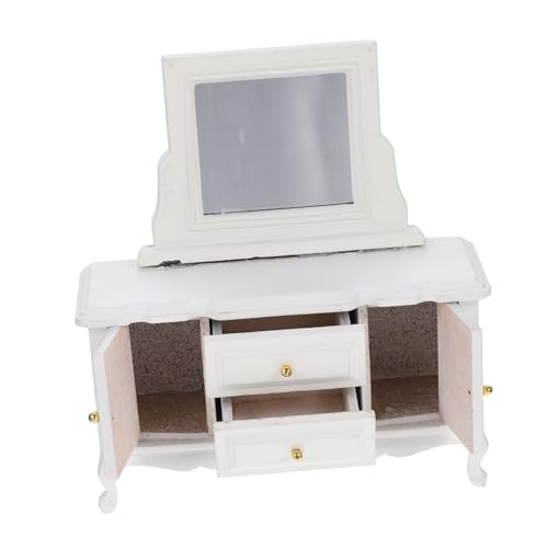 Gatuida Puppenhaus Möbel Weißer Mini Kommode Schrank Leichtes Langlebiges Material Dekoratives Mini Haus Zubehör für Puppenstube und Fotorequisiten Gatuida Puppenhaus Möbel Weißer Mini Kommode Schrank Leichtes Langlebiges Material Dekoratives Mini Haus Zubehör für Puppenstube und Fotorequisiten von Gatuida