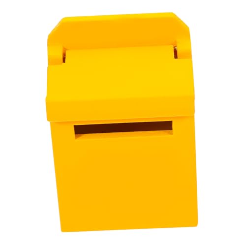 Gatuida Puppenhaus Zubehör Kreatives Mini Briefkasten Modell Gelb Stabile Dekoration für Mini Haus Möbel Handgefertigt mit Glatter Oberfläche und Langlebiger Struktur Gatuida Puppenhaus Zubehör Kreatives Mini Briefkasten Modell Gelb Stabile Dekoration für Mini Haus Möbel Handgefertigt mit Glatter Oberfläche und Langlebiger Struktur von Gatuida
