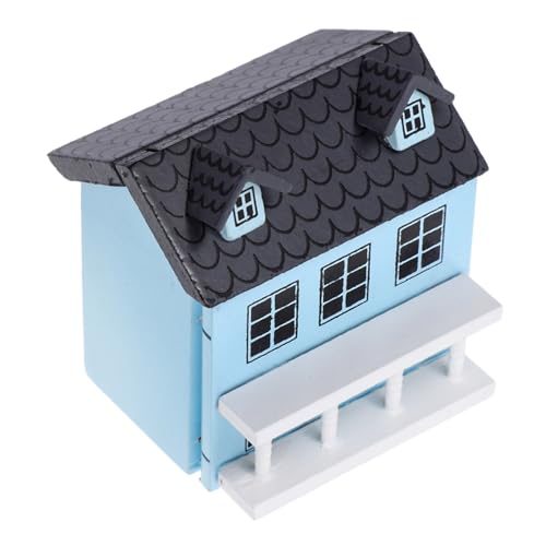 Gatuida Puppenhaus klein Miniaturhäuser Miniaturmodellhaus Mini Toy House Miniaturhaus Kit Mini-Spielzeughäuser Holzhaus DIY Mini House Miniaturhaus-Modellbausatz Holzhäuser Blau Gatuida Puppenhaus klein Miniaturhäuser Miniaturmodellhaus Mini Toy House Miniaturhaus Kit Mini-Spielzeughäuser Holzhaus DIY Mini House Miniaturhaus-Modellbausatz Holzhäuser Blau von Gatuida