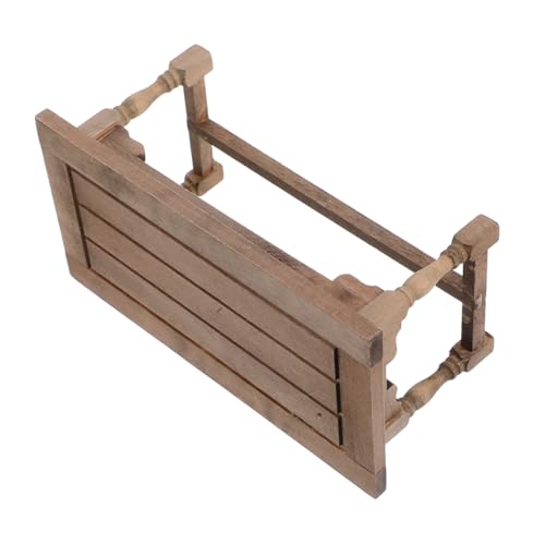 Gatuida Puppenhausmöbel: Mini-holzmöbel Im Maßstab 1:12 – Kleines Tischmodell Für Die Wohnzimmerdekoration Und Puppenhaus-küchenzubehör von Gatuida