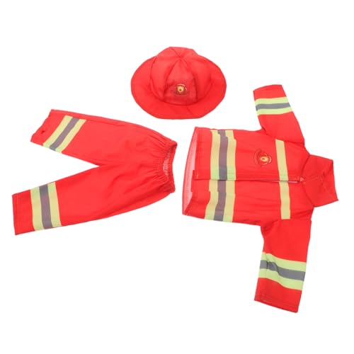 Gatuida Puppenkleidung Feuerwehrmann Kostüm mit Helm und Zubehör Robustes Feuerwehr Roleplay Outfit für Mädchenpuppen Fördert Kreativität und Fantasievolles Gatuida Puppenkleidung Feuerwehrmann Kostüm mit Helm und Zubehör Robustes Feuerwehr Roleplay Outfit für Mädchenpuppen Fördert Kreativität und Fantasievolles von Gatuida