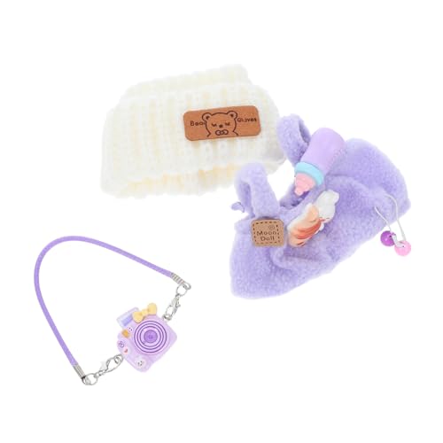 Gatuida Puppenkleidung Set Puppe Latzhose Weißer Bärenmützen Kamera Puppenkleidung Ersatz Stylisches Anziehspielzeug für Kreatives Verkleidungsspielzeug Gatuida Puppenkleidung Set Puppe Latzhose Weißer Bärenmützen Kamera Puppenkleidung Ersatz Stylisches Anziehspielzeug für Kreatives Verkleidungsspielzeug von Gatuida