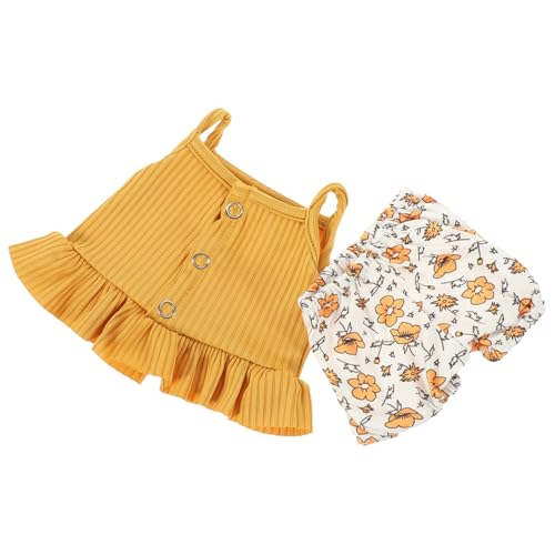 Gatuida Puppenkleidung für Puppen Shorts und Blumen Camisole Abnehmbar Modisch und Niedlich Geeignet als DIY Puppenbekleidung Zubehör Gatuida Puppenkleidung für Puppen Shorts und Blumen Camisole Abnehmbar Modisch und Niedlich Geeignet als DIY Puppenbekleidung Zubehör von Gatuida