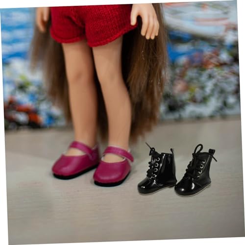 Gatuida Puppenstiefel Miniatur Schuhe Dekorative Boots für Mädchen Puppen Glatte Oberfläche Einfaches Design Perfektes Zubehör für Miniatur szenen und Puppenkleidung Gatuida Puppenstiefel Miniatur Schuhe Dekorative Boots für Mädchen Puppen Glatte Oberfläche Einfaches Design Perfektes Zubehör für Miniatur szenen und Puppenkleidung von Gatuida