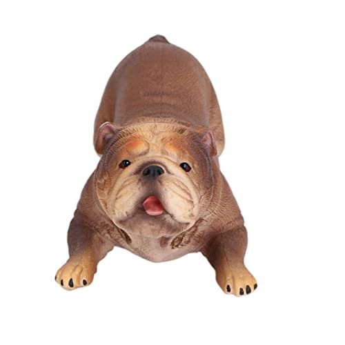 Gatuida Realistische Hundefigur Heimdekoration Tier-Ornament Spielzeug-Set von Gatuida