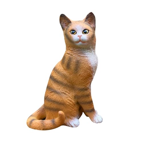 Gatuida Realistische Katzenfigur Sitzend Tischdekoration Dekofigur Katzenmodell als Edukatives Kinderspielzeug für Katzenliebhaber Gatuida Realistische Katzenfigur Sitzend Tischdekoration Dekofigur Katzenmodell als Edukatives Kinderspielzeug für Katzenliebhaber von Gatuida