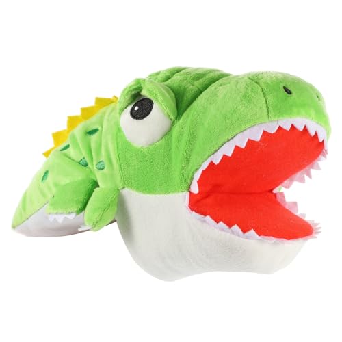 Gatuida Realistische Krokodil Handpuppe Kreative Cartoon Tierfigur aus Weichem Plüsch Interaktives Storytime für Rollenspiele und Kommunikation Gatuida Realistische Krokodil Handpuppe Kreative Cartoon Tierfigur aus Weichem Plüsch Interaktives Storytime für Rollenspiele und Kommunikation von Gatuida