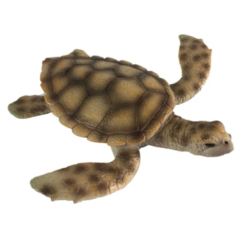 Gatuida Realistische Plastik Schildkröten Figur Tiermodell aus PVC Pädagogisch für Naturgetreue Meeresbewohner Deko und Sammelfigur Fördert Farberkennung und Fantasieentwicklung von Gatuida