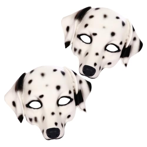 Gatuida Realistische Vollgesichts-dalmatiner-maske für Erwachsene mit Verstellbarem Riemen Atmungsaktiv und Langlebig für Halloween Karneval Maskenbälle und Tierkostüm-cosplay von Gatuida