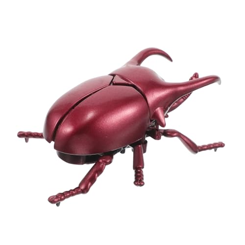 Gatuida Realistisches Aufziehkäfer aus Kunststoff Rote Fake Insekten mit für Lernspielzeug Motorik und Beobachtung Kreatives Witz Requisit für Partys und Spaß von Gatuida