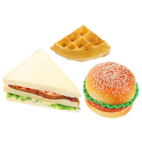 Gatuida Realistisches Brot Teiliges Sandwich und Hamburger Set Kinderküche Dekoration für Rollenspiele und Puppenhaus Zubehör Künstliche Lebensmittel für Mädchen und Jungen Gatuida Realistisches Brot Teiliges Sandwich und Hamburger Set Kinderküche Dekoration für Rollenspiele und Puppenhaus Zubehör Künstliche Lebensmittel für Mädchen und Jungen von Gatuida