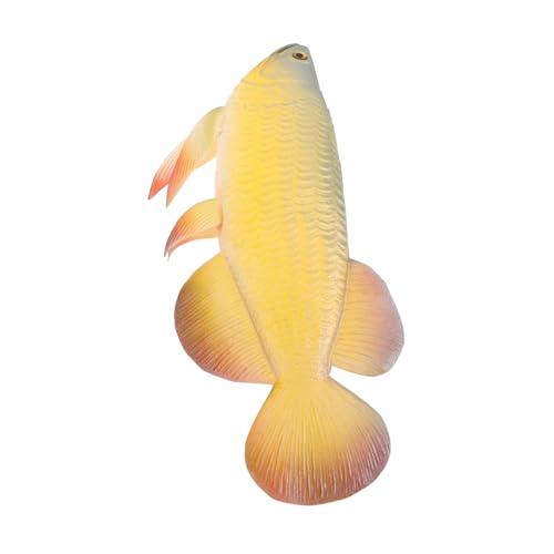 Gatuida Realistisches Deko Fischmodell Goldener Arowana Filmrequisite Küchen Dekoration Vielseitiges Ornamente Aquarium Accessoire von Gatuida