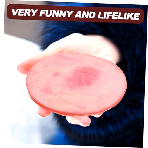 Gatuida Realistisches Dekoratives Fake Luncheon Meat Modell Lebensmittelechte Küchendekoration Leichtes Lunchfleisch Requisit für Party Fotografie und Restaurant Gatuida Realistisches Dekoratives Fake Luncheon Meat Modell Lebensmittelechte Küchendekoration Leichtes Lunchfleisch Requisit für Party Fotografie und Restaurant von Gatuida