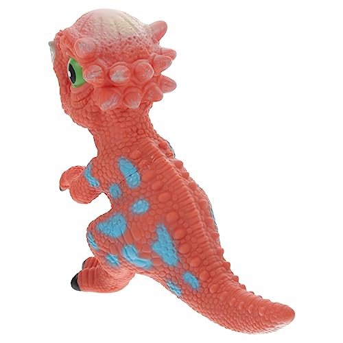Gatuida Realistisches Dinosaurier mit Ic Tonfunktion Mini Simulation Dinosaurier Figur als Lernspielzeug für Sicheres Desktop Ornament Tragbar für Schule und Zuhause Zufällige Farbe von Gatuida
