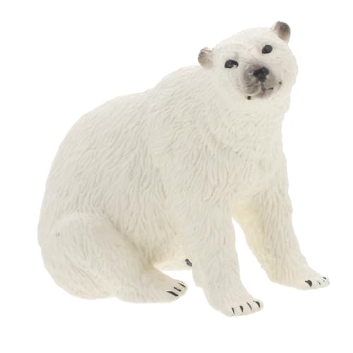 Gatuida Realistisches Eisbär Modell Wildtier Figur Dekoration für Zimmer Büro Schlafzimmer Pädagogisches Tierfiguren Lernspielzeug Geschenk Gatuida Realistisches Eisbär Modell Wildtier Figur Dekoration für Zimmer Büro Schlafzimmer Pädagogisches Tierfiguren Lernspielzeug Geschenk von Gatuida