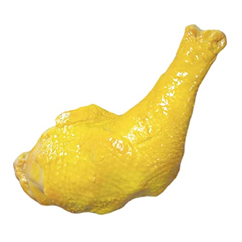 Gatuida Realistisches Hähnchenkeulen Modell Leichtes Sicheres Deko Food für Restaurant Bäckerei Fotorequisiten Langlebiges Flexibles Kunst Hähnchenbein Prop von Gatuida