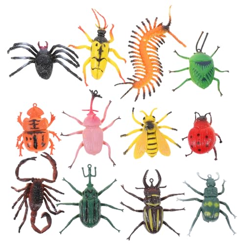 Gatuida Realistisches Insekten spielzeugset aus Langlebigem PVC mit Detailgetreuen Figuren Pädagogisch Geeignet für Frühe Bildung Dekoration und Lernzwecke Inklusive Vielseitiger von Gatuida