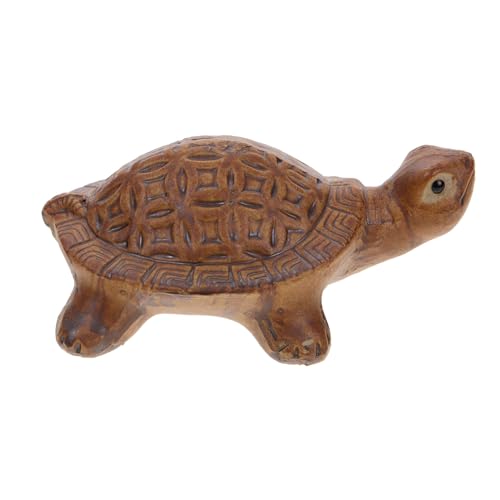 Gatuida Realistisches Keramik Schildkröten Ornament Fisch Tank Dekoration Figur Langlebig Stabile Platzierung Aquarium Deko Geschenkidee für Freunde und Familie von Gatuida