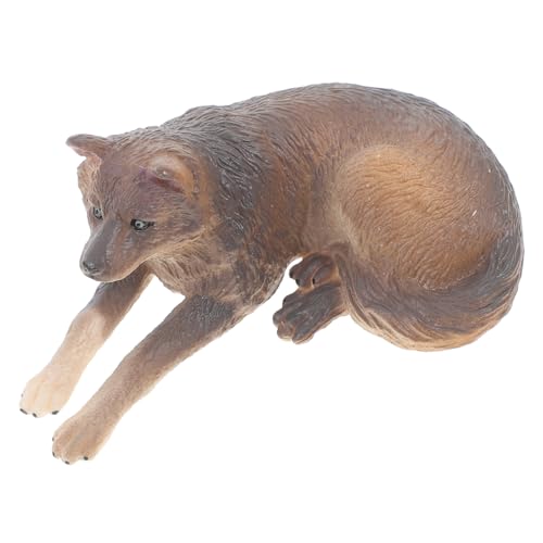 Gatuida Realistisches Mini Wolf Modell Kunststoff Figur Tierfigur Dekoration Lernspielzeug Desktop Ornamente Gatuida Realistisches Mini Wolf Modell Kunststoff Figur Tierfigur Dekoration Lernspielzeug Desktop Ornamente von Gatuida