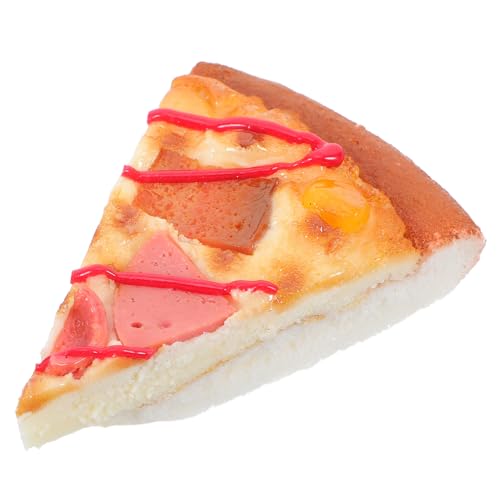 Gatuida Realistisches Simulation Pizza Slice Modell Dekorationsstück für Rollenspiele Restaurant Display und Fotografie Zubehör von Gatuida