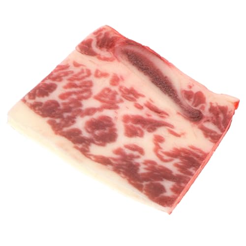 Gatuida Realistisches Steak Modell Western Küchen Deko Lebensechte Fleisch Requisite für Restaurant Film Requisiten Fleisch Laden Dekoration von Gatuida
