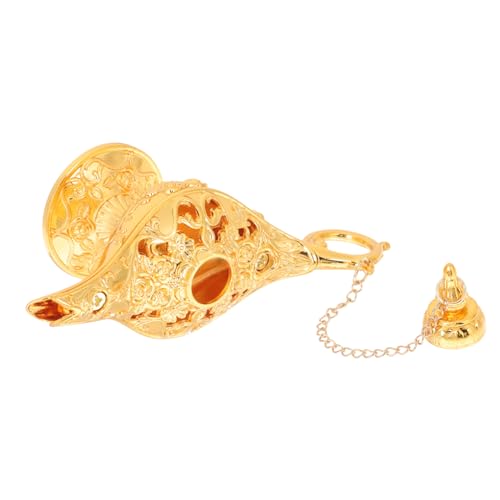 Gatuida Retro Magische Elf Lampe Dekoration Gold Klein Desktop Schmuck für Wohnzimmer Party von Gatuida