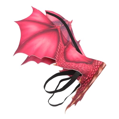 Gatuida Rote Drachenflügel Kostümzubehör für Erwachsene Halloween Verkleidung Cosplay Party Requisite Strapazierfähigem Material für Unvergessliche Festlichkeiten Gatuida Rote Drachenflügel Kostümzubehör für Erwachsene Halloween Verkleidung Cosplay Party Requisite Strapazierfähigem Material für Unvergessliche Festlichkeiten von Gatuida