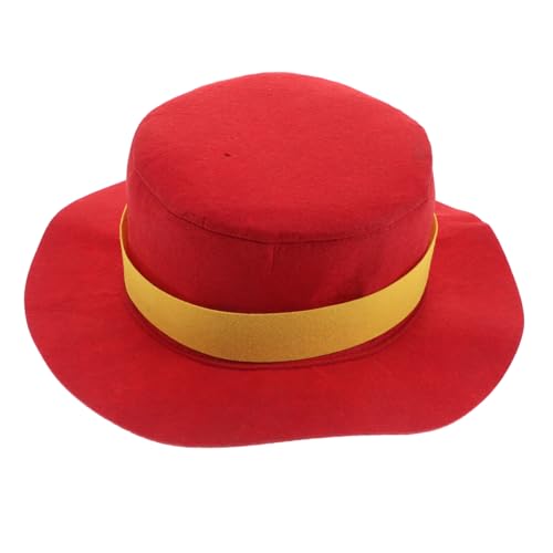 Gatuida Roter Filzhut Party Hut Verstellbar Festlicher Zaubererhut für Weihnachts und Halloween Kostüm Cosplay Bühnenauftritte Fasching Zubehör Gatuida Roter Filzhut Party Hut Verstellbar Festlicher Zaubererhut für Weihnachts und Halloween Kostüm Cosplay Bühnenauftritte Fasching Zubehör von Gatuida