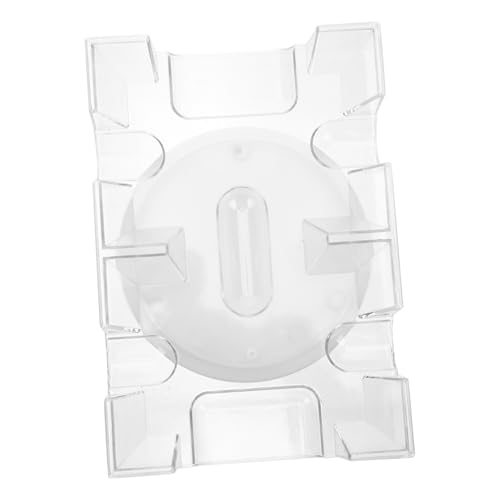 Gatuida Rotierender Kunststoff Pokerkartenhalter mit Ablage Transparenter Spielkartenständer für Erwachsene Doppelseitiger Kartenhalter Praktisches Aufbewahrungstablett für Zuhause und von Gatuida