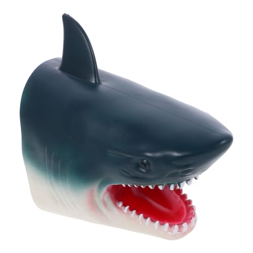 Gatuida Rubber Hand Puppet Cartoon Shark Handspielzeug für Storytelling Tierfigur aus Weichem Sicherem Material für Puppentheater und Interaktives von Gatuida