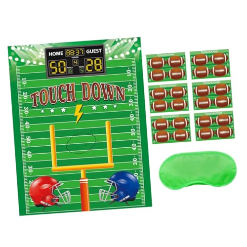 Gatuida Rugby Themen Partyspiele Sportdekoration mit Poster Stickern und Augenbinde für Unvergessliche Fußballfeiern Zubehör für Rugby Events und Kindergeburtstage Gatuida Rugby Themen Partyspiele Sportdekoration mit Poster Stickern und Augenbinde für Unvergessliche Fußballfeiern Zubehör für Rugby Events und Kindergeburtstage von Gatuida