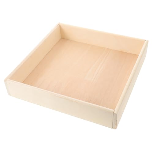 Gatuida Sandkastenspielzeug Schreibtablett aus Sand Kinderspielzeug-Sandkasten im Freien Lustiges Sandkasten tragbar Sandkasten für hölzern Beige von Gatuida